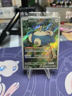Pokemon TCG Snorlax Promo Scarlet & Violet 151 Black Star Holo Card Sealed - Image 1