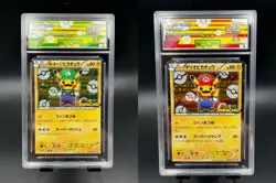 Mario & Luigi Pikachu 293 295/XY-P Special Box Promo Pokemon Card Japanese - Image 1