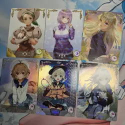 6 Cards - Goddess Story TCG NS-1M14 - Waifu Anime Girls - Image 2