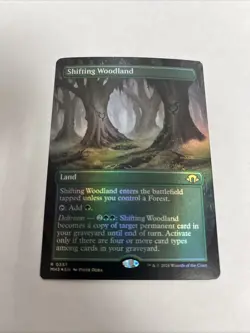 Shifting Woodland Borderless Foil Card #0357 MTG - Image 1