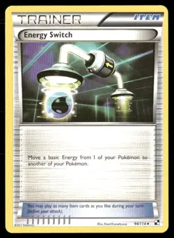 2011 Black & White Set Pokemon Card 094 Energy Switch LP - Image 1