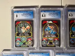 1998 Pokemon Bandai Sealdass Japanese Stickers CGC 9 Card Lot - Image 2