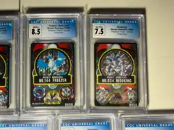 1998 Pokemon Bandai Sealdass Japanese Stickers CGC 9 Card Lot - Image 3