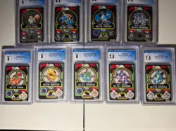 1998 Pokemon Bandai Sealdass Japanese Stickers CGC 9 Card Lot - Image 4