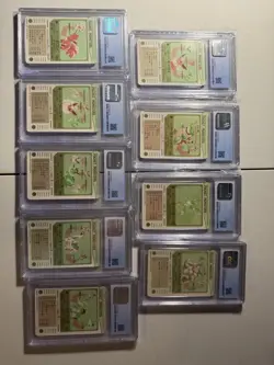 1998 Pokemon Bandai Sealdass Japanese Stickers CGC 9 Card Lot - Image 5