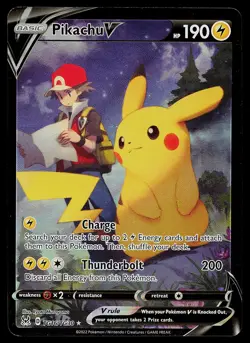 Pokemon Card - Pikachu V Lost Origin TG16/TG30 Ultra Rare - Image 1