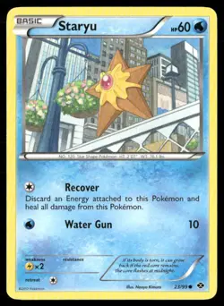 2012 Next Destinies Set Pokemon Card 023 Staryu LP - Image 1