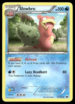 2012 Dark Explorers Set Pokemon Card 024 Slowbro NM - Image 1