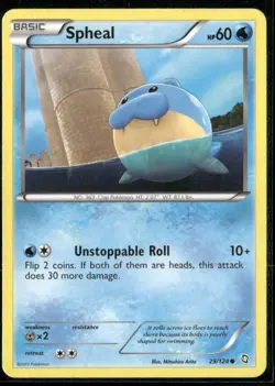 2012 Dragons Exalted Set Pokemon Card 029 Spheal NM - Image 1