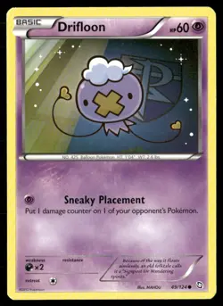 2012 Dragons Exalted Set Pokemon Card 049 Drifloon NM - Image 1