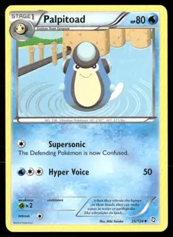 2012 Dragons Exalted Set Pokemon Card 035 Palpitoad NM - Image 1