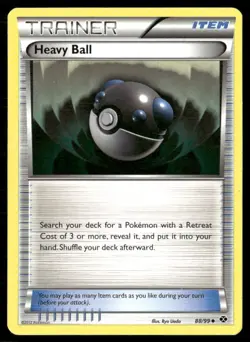 2012 Next Destinies Set Pokemon Card 088 Heavy Ball LP - Image 1