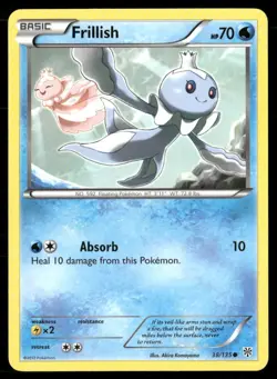 2013 Plasma Storm Set Pokemon Card 038 Frillish LP - Image 1