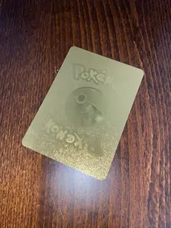 Pokemon CUSTOM 'Mew V' Gold Foil Card Single Limited Edition - Image 3