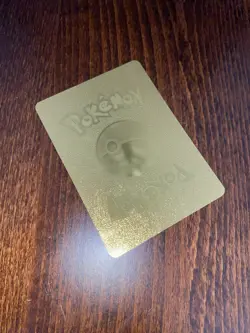 Pokemon CUSTOM 'Mew V' Gold Foil Card Single Limited Edition - Image 4
