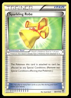 2014 Furious Fists Set Pokemon Card 099 Sparkling Robe LP - Image 1