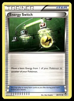 2014 Furious Fists Set Pokemon Card 089 Energy Switch LP - Image 1