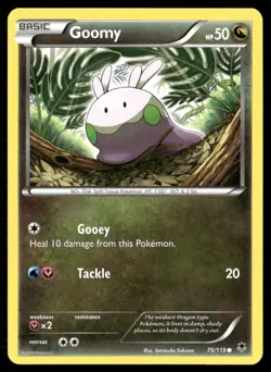 2014 Phantom Forces Set Pokemon Card 075 Goomy LP - Image 1