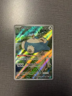 Pokemon TCG Snorlax ETB Promo Scarlet & Violet 151 Black Star Holo Card #051 - Image 1