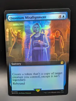 MTG - Quantum Misalignment - FOIL EXTENDED ART - Sorcery - WHO 368 - Rare - NM - Image 1