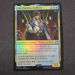 Cid, Timeless Artificer (0418) - U - FINAL FANTASY #418 - NM - Foil - Image 1