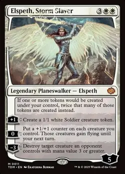Elspeth, Storm Slayer Tarkir: Dragonstorm Regular NM M 0011 - Image 1
