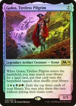 Golos, Tireless Pilgrim Foil Core Set 2020 NM MTG - Image 1
