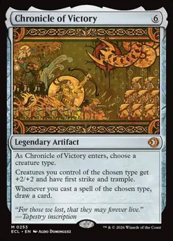 Chronicle Of Victory Lorwyn Eclipsed ECL NM MTG Magic The Gathering - Image 1