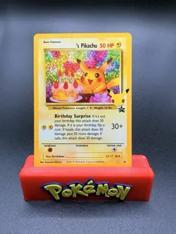 Happy Birthday Pikachu Holo 24 Celebrations Birthday Pokemon Card NM - Image 1