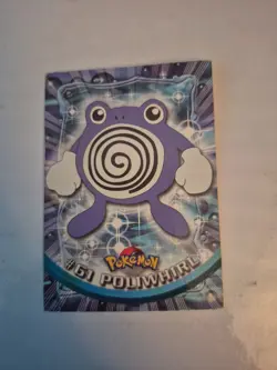 Poliwhirl #61 Topps TV Animation Edition Blue Label Pokemon Card (HP) - Image 1