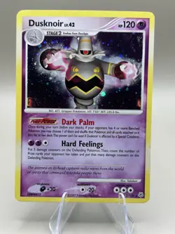 Pokemon TCG - Dusknoir 2/130 - Diamond & Pearl - Reverse Holo Rare - Image 1