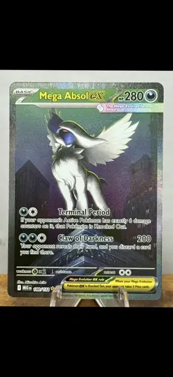 Mega Absol ex Special Illustration Rare Pokemon TCG Mega Evolutions 180/132🔥 - Image 1