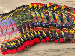 Pokemon Phantasmal Flames TCG Booster Pack Lot (16) New & Sealed - Image 1