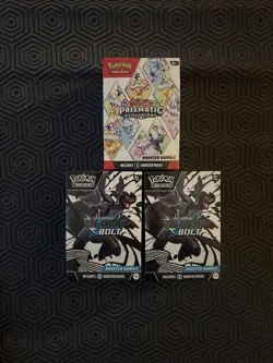Pokemon Booster Bundle Lot Prismatic/Black Bolt - Image 1