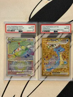 3 Pokemon Slab Lot - Magnezone Rainbow PSA 10, Conkeldurr BGS 9.5 Lapras 8 - Image 3