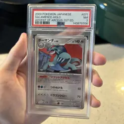 PSA 7 Salamence 071/090 Holo Advent of Arceus 1st Edition 2009 Japanese Pokemon - Image 1
