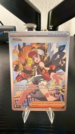 2025 Pokemon Hilda SIR Trainer 171/086 White Flare Near Mint/Mint - Image 1