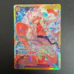 Monkey.D.Luffy OP05-119 SEC - One Piece TCG - English Card Near-Mint PEN SYMBOL - Image 1