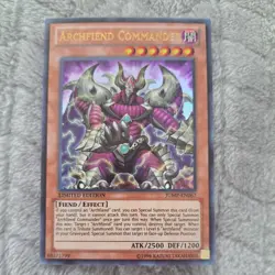 Yugioh Archfiend Commander JUMP-EN067 Ultra Rare Limited Edition - Image 1