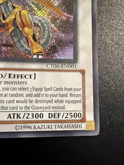 Power Tool Dragon CT06-EN001 Secret Rare Limited Edition Vintage Yugioh - Image 4