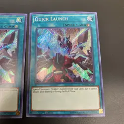 Yugioh - Quick Launch MP18-EN139 1st Edition SECRET NM X3 - PLAYSET CIBR - Image 4