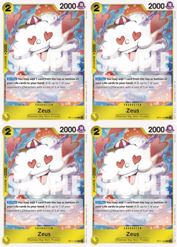 One Piece A Fist Of Divine Speed: Zeus OP11-106 X4 Playset - Image 1