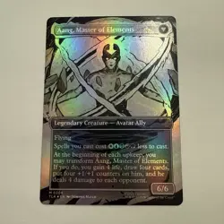 Avatar Aang FOIL Borderless 308 Avatar TLA MTG Mythic Unplayed Mint Headliner NM - Image 3