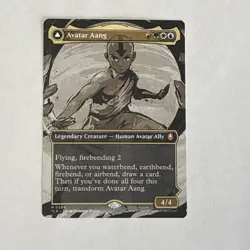 MTG-Avatar Aang (Borderless)-NM/pack to sleeve-Avatar: TLA-Magic the Gathering - Image 1