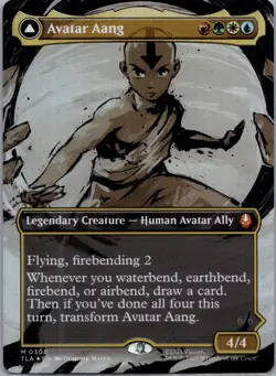 Avatar Aang (Borderless) Avatar: The Last Airbender Foil 0308 NM - Image 1