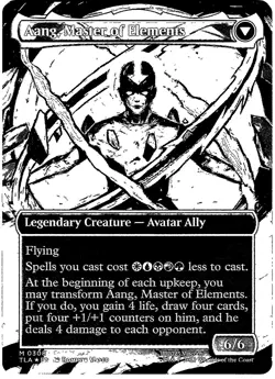 Avatar Aang (Borderless) Avatar: The Last Airbender Foil 0308 NM - Image 2