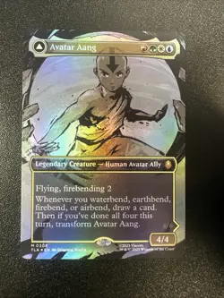 Avatar Aang (Borderless) Avatar: The Last Airbender Foil 0308 NM JL - Image 1