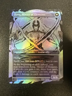 Avatar Aang (Borderless) Avatar: The Last Airbender Foil 0308 NM JL - Image 2