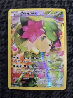 Pokemon Black Star Promo Shaymin Full Art Holo XY115 Card NM - Image 1