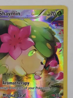 2016 Shaymin XY115 Black Star Promo Full Art Pokemon Card HP/MP - Image 4